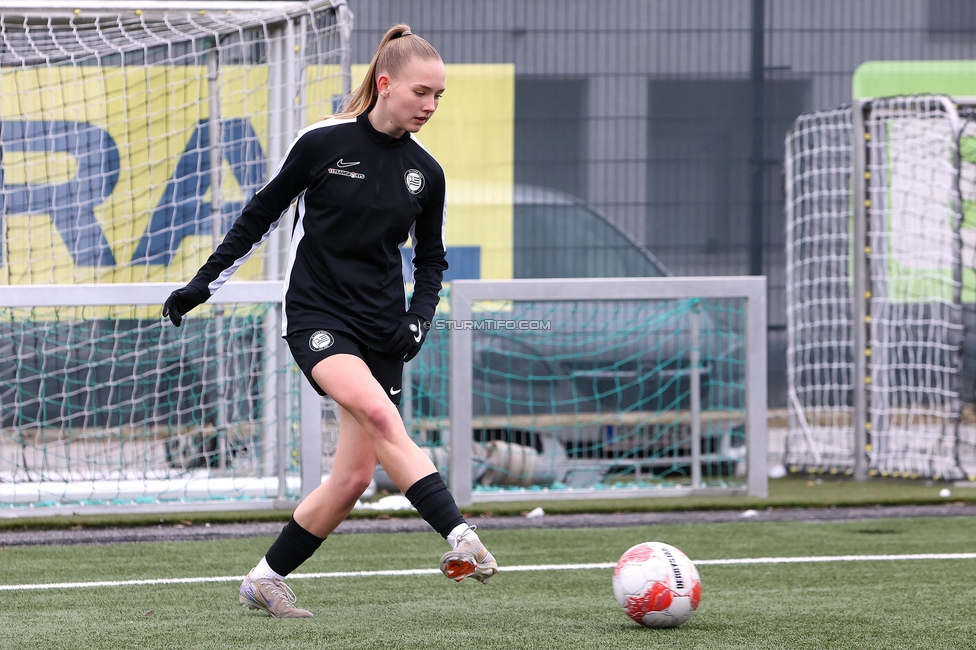 Sturm Damen - Vienna
OEFB Frauen Bundesliga, 14. Runde, SK Sturm Graz Damen - First Vienna FC 1894, Trainingszentrum Messendorf, 16.02.2025. 

Foto zeigt Lena Breznik (Sturm Damen)
