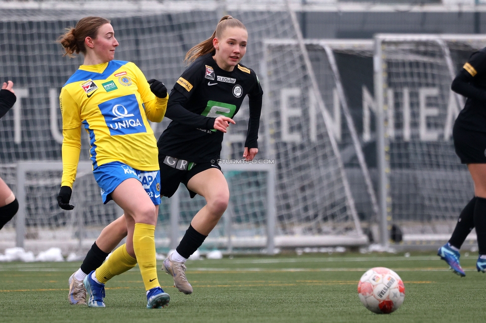 Sturm Damen - Vienna
OEFB Frauen Bundesliga, 14. Runde, SK Sturm Graz Damen - First Vienna FC 1894, Trainingszentrum Messendorf, 16.02.2025. 

Foto zeigt Lena Breznik (Sturm Damen)
