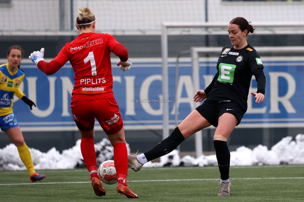 Sturm Damen - Vienna
OEFB Frauen Bundesliga, 14. Runde, SK Sturm Graz Damen - First Vienna FC 1894, Trainingszentrum Messendorf, 16.02.2025. 

Foto zeigt Linda Popofsits (Sturm Damen)
