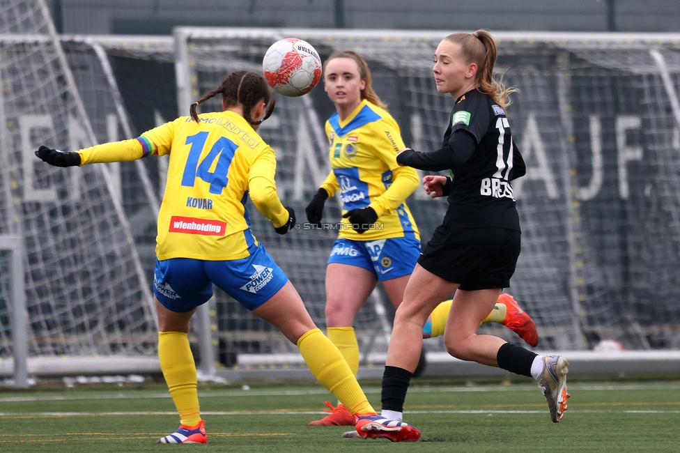 Sturm Damen - Vienna
OEFB Frauen Bundesliga, 14. Runde, SK Sturm Graz Damen - First Vienna FC 1894, Trainingszentrum Messendorf, 16.02.2025. 

Foto zeigt Lena Breznik (Sturm Damen)
