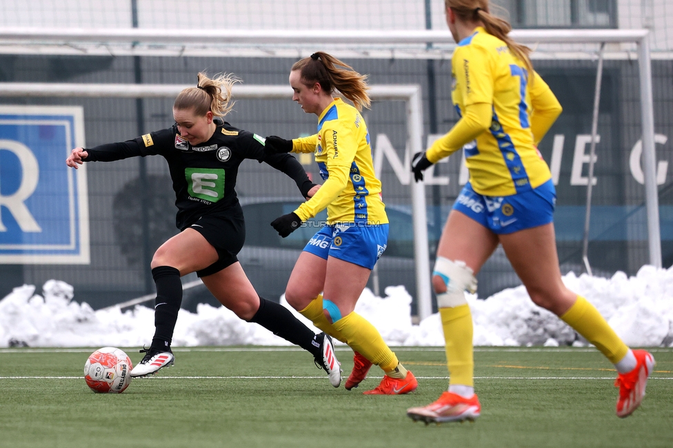 Sturm Damen - Vienna
OEFB Frauen Bundesliga, 14. Runde, SK Sturm Graz Damen - First Vienna FC 1894, Trainingszentrum Messendorf, 16.02.2025. 

Foto zeigt Anna Wirnsberger (Sturm Damen)
