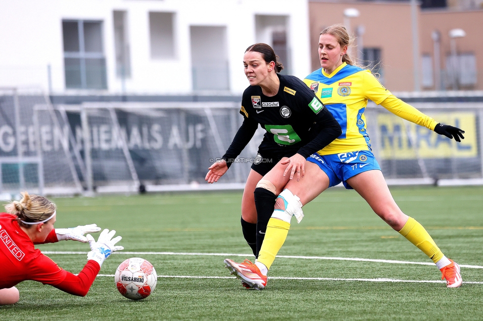 Sturm Damen - Vienna
OEFB Frauen Bundesliga, 14. Runde, SK Sturm Graz Damen - First Vienna FC 1894, Trainingszentrum Messendorf, 16.02.2025. 

Foto zeigt Linda Popofsits (Sturm Damen)
