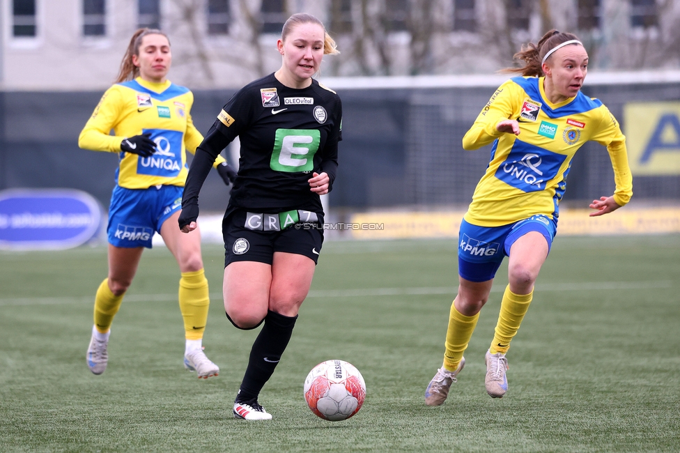 Sturm Damen - Vienna
OEFB Frauen Bundesliga, 14. Runde, SK Sturm Graz Damen - First Vienna FC 1894, Trainingszentrum Messendorf, 16.02.2025. 

Foto zeigt Anna Wirnsberger (Sturm Damen)
