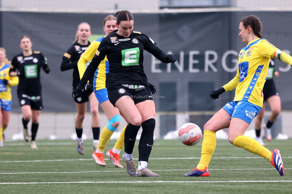 Sturm Damen - Vienna
OEFB Frauen Bundesliga, 14. Runde, SK Sturm Graz Damen - First Vienna FC 1894, Trainingszentrum Messendorf, 16.02.2025. 

Foto zeigt Linda Popofsits (Sturm Damen)
