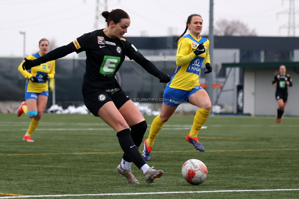 Sturm Damen - Vienna
OEFB Frauen Bundesliga, 14. Runde, SK Sturm Graz Damen - First Vienna FC 1894, Trainingszentrum Messendorf, 16.02.2025. 

Foto zeigt Linda Popofsits (Sturm Damen)
