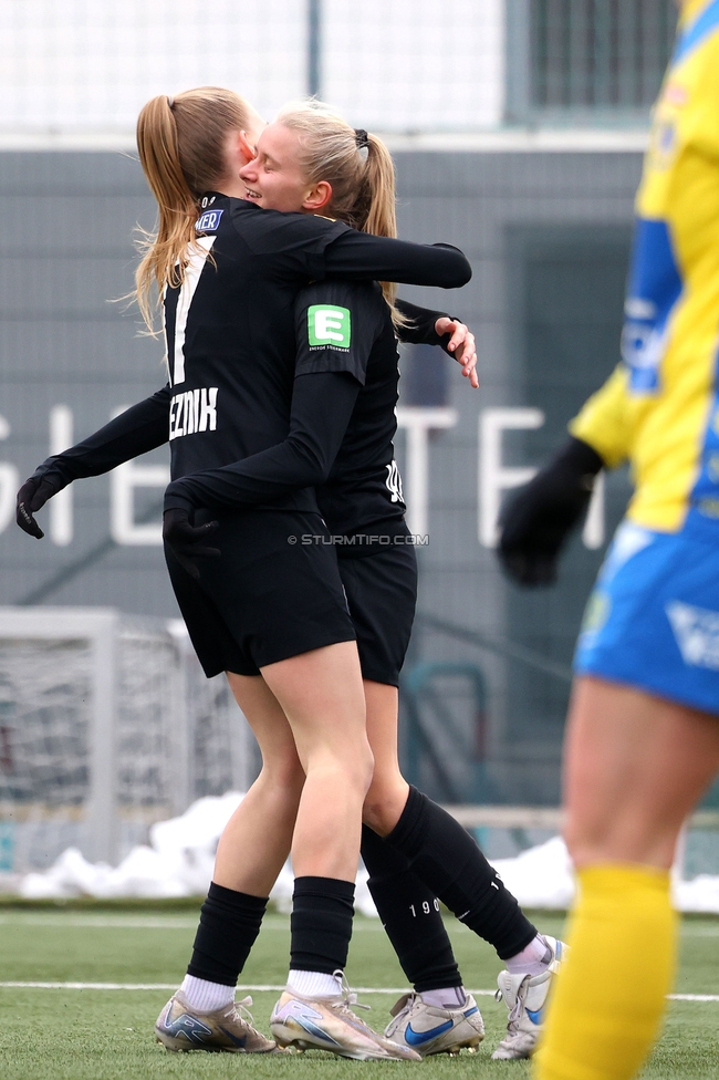 Sturm Damen - Vienna
OEFB Frauen Bundesliga, 14. Runde, SK Sturm Graz Damen - First Vienna FC 1894, Trainingszentrum Messendorf, 16.02.2025. 

Foto zeigt Sandra Jakobsen (Sturm Damen)
