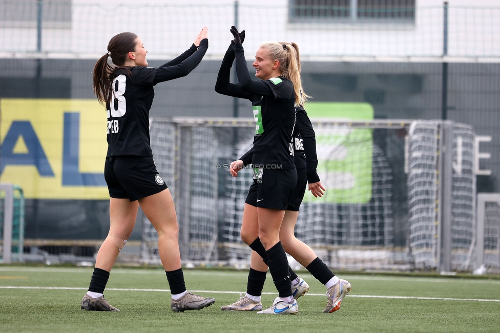 Sturm Damen - Vienna
OEFB Frauen Bundesliga, 14. Runde, SK Sturm Graz Damen - First Vienna FC 1894, Trainingszentrum Messendorf, 16.02.2025. 

Foto zeigt Sandra Jakobsen (Sturm Damen)
