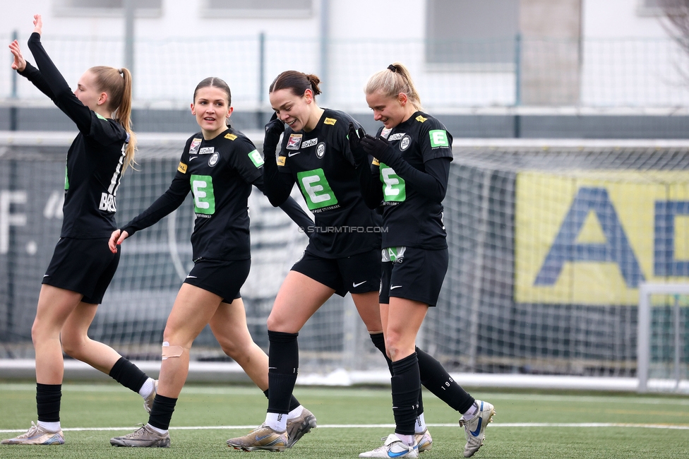 Sturm Damen - Vienna
OEFB Frauen Bundesliga, 14. Runde, SK Sturm Graz Damen - First Vienna FC 1894, Trainingszentrum Messendorf, 16.02.2025. 

Foto zeigt Sandra Jakobsen (Sturm Damen)
