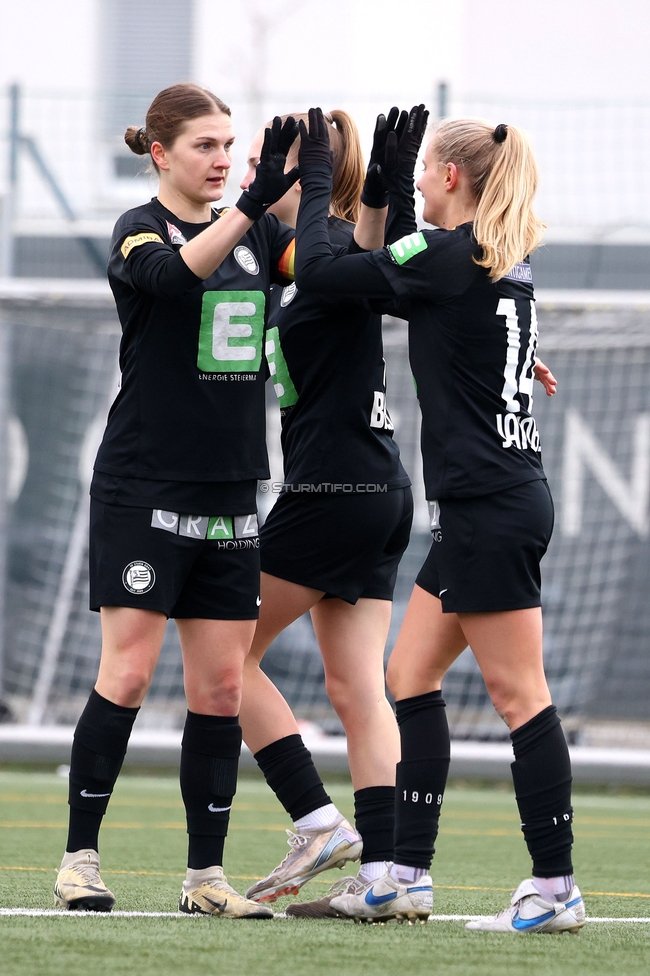 Sturm Damen - Vienna
OEFB Frauen Bundesliga, 14. Runde, SK Sturm Graz Damen - First Vienna FC 1894, Trainingszentrum Messendorf, 16.02.2025. 

Foto zeigt Sandra Jakobsen (Sturm Damen)
