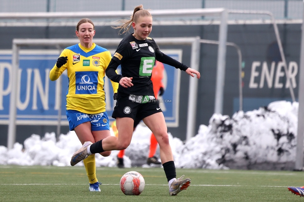 Sturm Damen - Vienna
OEFB Frauen Bundesliga, 14. Runde, SK Sturm Graz Damen - First Vienna FC 1894, Trainingszentrum Messendorf, 16.02.2025. 

Foto zeigt Lena Breznik (Sturm Damen)
