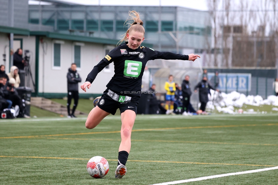 Sturm Damen - Vienna
OEFB Frauen Bundesliga, 14. Runde, SK Sturm Graz Damen - First Vienna FC 1894, Trainingszentrum Messendorf, 16.02.2025. 

Foto zeigt Lena Breznik (Sturm Damen)
