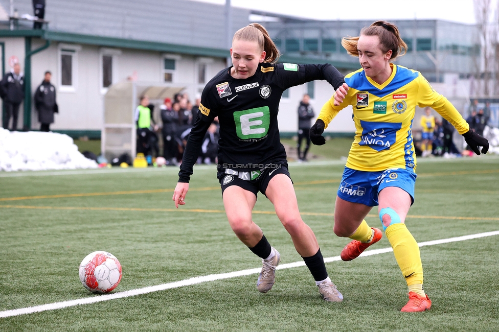 Sturm Damen - Vienna
OEFB Frauen Bundesliga, 14. Runde, SK Sturm Graz Damen - First Vienna FC 1894, Trainingszentrum Messendorf, 16.02.2025. 

Foto zeigt Lena Breznik (Sturm Damen)
