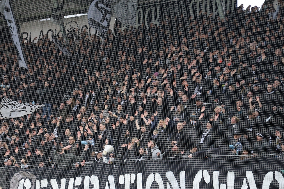 Sturm Graz - Blau-Weiss Linz
Oesterreichische Fussball Bundesliga, 19. Runde, SK Sturm Graz - FC Blau-Weiss Linz, Stadion Liebenau Graz, 23.02.2025. 

Foto zeigt Fans von Sturm
Schlüsselwörter: generationchaos