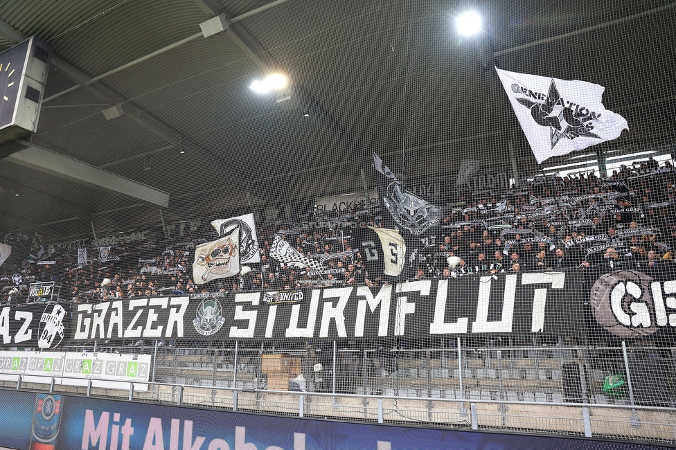 Sturm Graz - Blau-Weiss Linz
Oesterreichische Fussball Bundesliga, 19. Runde, SK Sturm Graz - FC Blau-Weiss Linz, Stadion Liebenau Graz, 23.02.2025. 

Foto zeigt Fans von Sturm
Schlüsselwörter: sturmflut schals