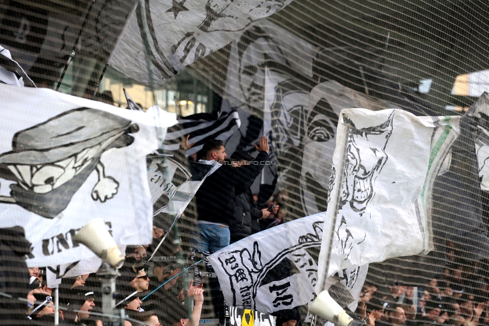 Sturm Graz - Blau-Weiss Linz
Oesterreichische Fussball Bundesliga, 19. Runde, SK Sturm Graz - FC Blau-Weiss Linz, Stadion Liebenau Graz, 23.02.2025. 

Foto zeigt Fans von Sturm
