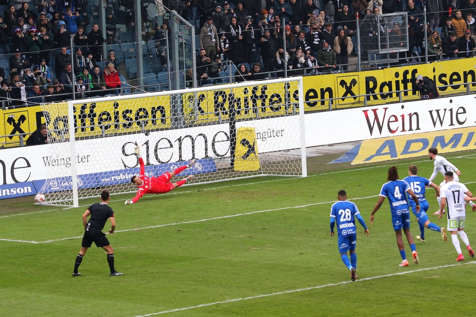 Sturm Graz - Blau-Weiss Linz
Oesterreichische Fussball Bundesliga, 19. Runde, SK Sturm Graz - FC Blau-Weiss Linz, Stadion Liebenau Graz, 23.02.2025. 

Foto zeigt Fans von Sturm
