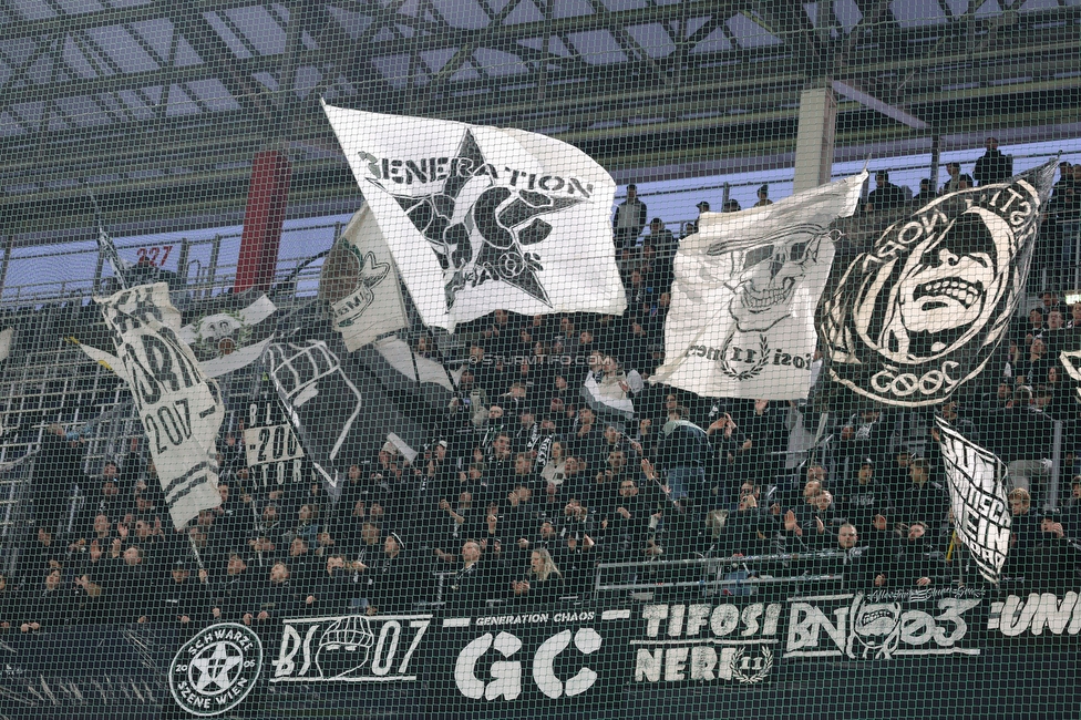 RB Salzburg - Sturm Graz
Oesterreichische Fussball Bundesliga, 20. Runde, FC RB Salzburg - SK Sturm Graz, Stadion Wals-Siezenheim, 02.03.2024. 

Foto zeigt Fans von Sturm
Schlüsselwörter: generationchaos tifosi blackstorm bastion