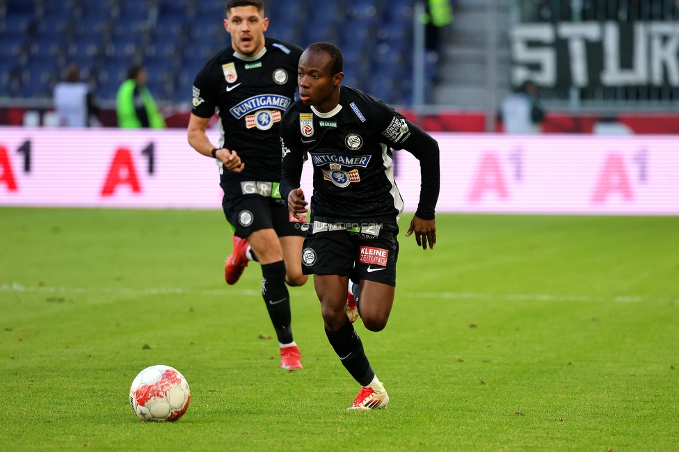 RB Salzburg - Sturm Graz
Oesterreichische Fussball Bundesliga, 20. Runde, FC RB Salzburg - SK Sturm Graz, Stadion Wals-Siezenheim, 02.03.2024. 

Foto zeigt Malick Junior Yalcouye (Sturm)
