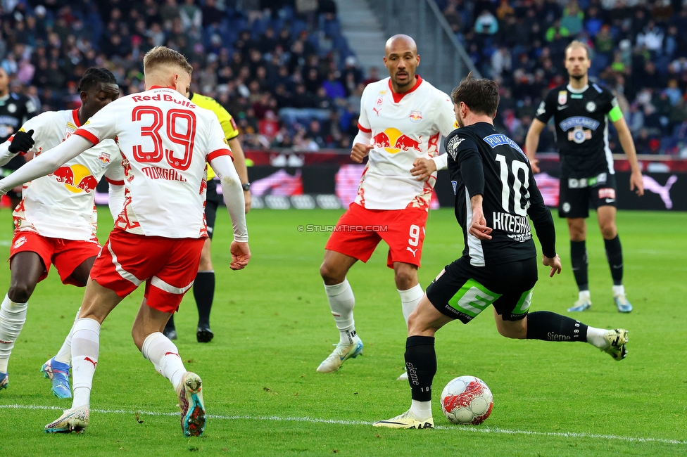 RB Salzburg - Sturm Graz
Oesterreichische Fussball Bundesliga, 20. Runde, FC RB Salzburg - SK Sturm Graz, Stadion Wals-Siezenheim, 02.03.2024. 

Foto zeigt Otar Kiteishvili (Sturm)
