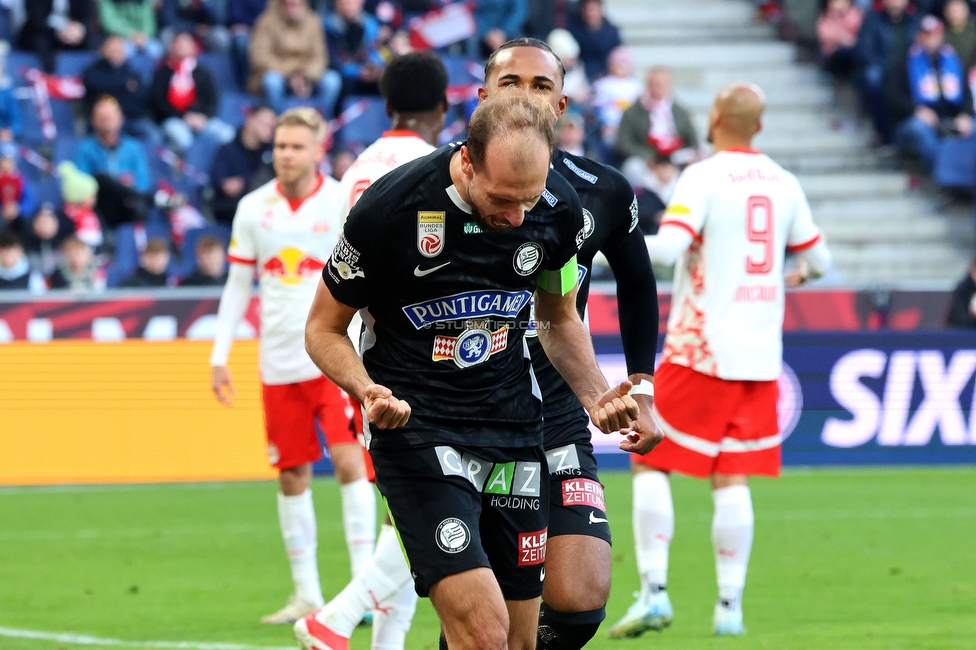 Sturm Graz - Blau-Weiss Linz
Oesterreichische Fussball Bundesliga, 19. Runde, SK Sturm Graz - FC Blau-Weiss Linz, Stadion Liebenau Graz, 23.02.2025. 

Foto zeigt Jon Gorenc-Stankovic (Sturm)
Schlüsselwörter: torjubel