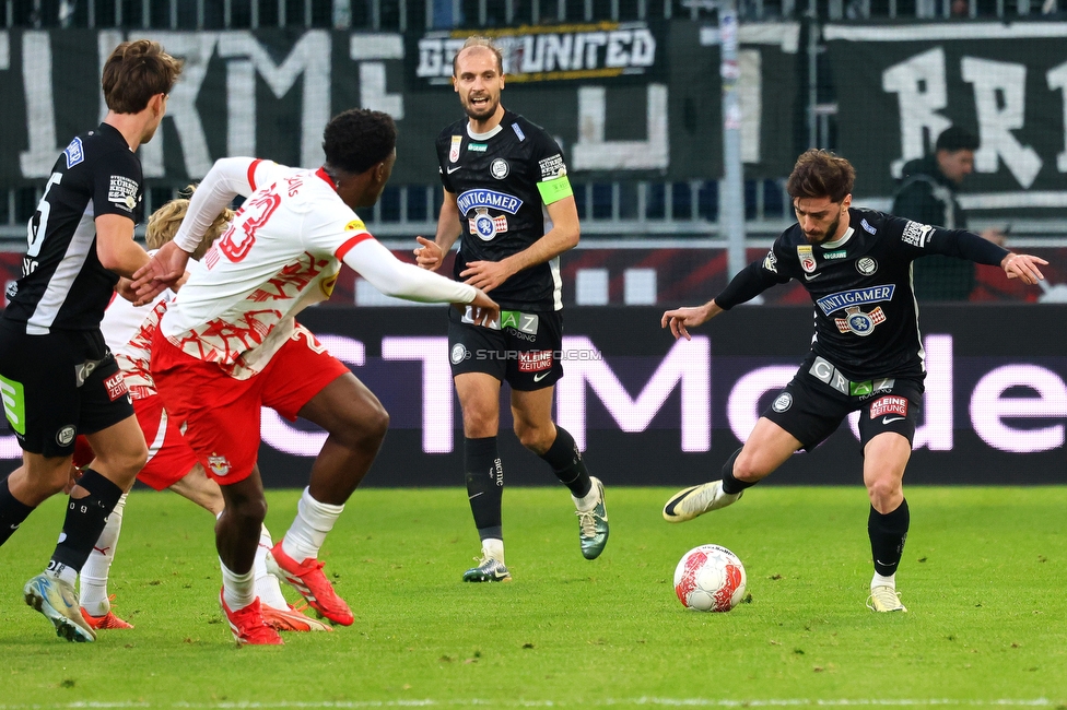 RB Salzburg - Sturm Graz
Oesterreichische Fussball Bundesliga, 20. Runde, FC RB Salzburg - SK Sturm Graz, Stadion Wals-Siezenheim, 02.03.2024. 

Foto zeigt Otar Kiteishvili (Sturm)
