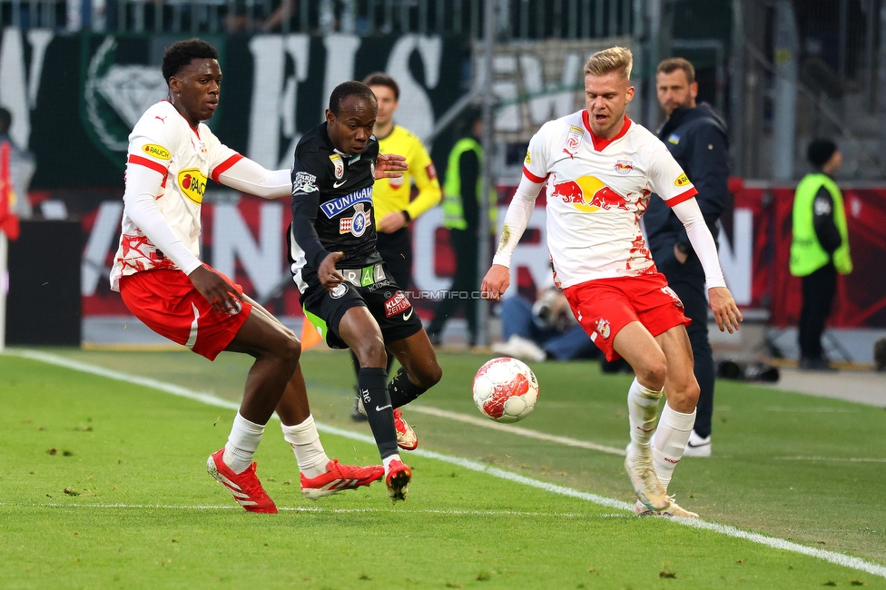 RB Salzburg - Sturm Graz
Oesterreichische Fussball Bundesliga, 20. Runde, FC RB Salzburg - SK Sturm Graz, Stadion Wals-Siezenheim, 02.03.2024. 

Foto zeigt Malick Junior Yalcouye (Sturm)
