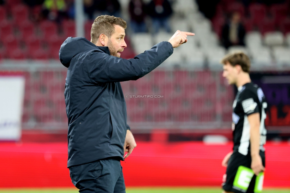 RB Salzburg - Sturm Graz
Oesterreichische Fussball Bundesliga, 20. Runde, FC RB Salzburg - SK Sturm Graz, Stadion Wals-Siezenheim, 02.03.2024. 

Foto zeigt Juergen Saeumel (Cheftrainer Sturm)
