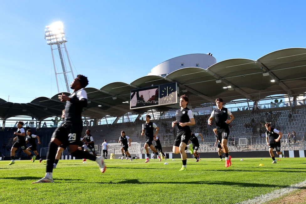 Sturm Graz U19 - Olympiacos
UEFA Youth League Achtelfinale, SK Sturm Graz U19 - Olympiacos FC, Stadion Liebenau Graz, 05.03.2025. 

Foto zeigt die Mannschaft von Sturm
