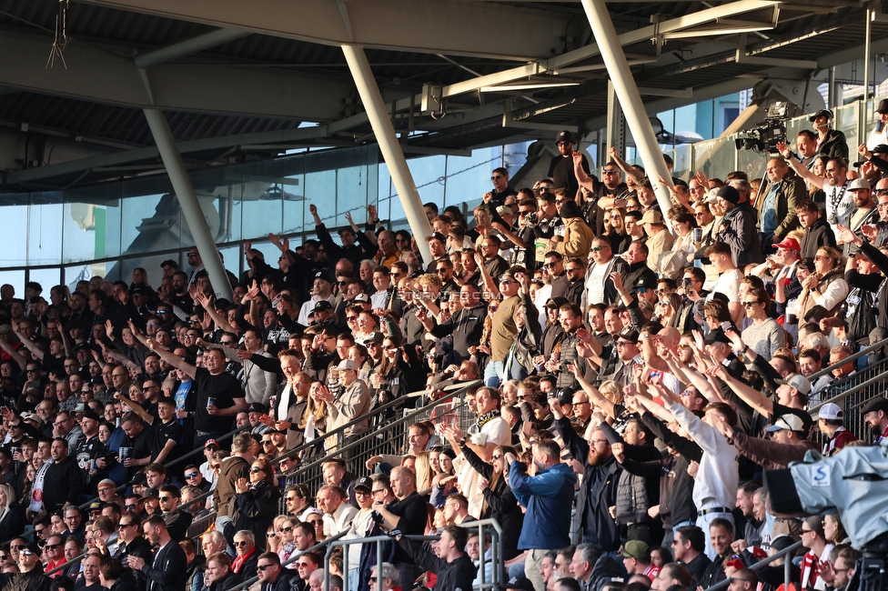 GAK - Sturm Graz
Oesterreichische Fussball Bundesliga, 21. Runde, Grazer AK - SK Sturm Graz, Stadion Liebenau Graz, 09.03.2024. 

Foto zeigt Fans von Sturm
