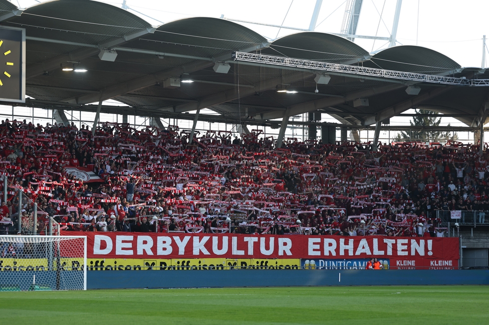 GAK - Sturm Graz
Oesterreichische Fussball Bundesliga, 21. Runde, Grazer AK - SK Sturm Graz, Stadion Liebenau Graz, 09.03.2024. 

Foto zeigt Fans vom GAK
