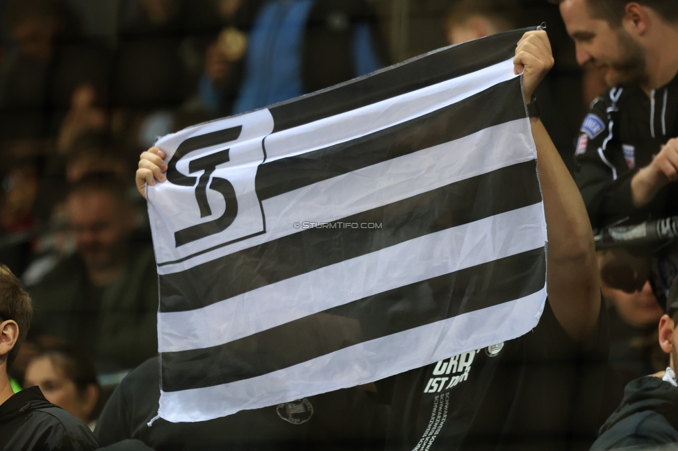 GAK - Sturm Graz
Oesterreichische Fussball Bundesliga, 21. Runde, Grazer AK - SK Sturm Graz, Stadion Liebenau Graz, 09.03.2024. 

Foto zeigt Fans von Sturm
