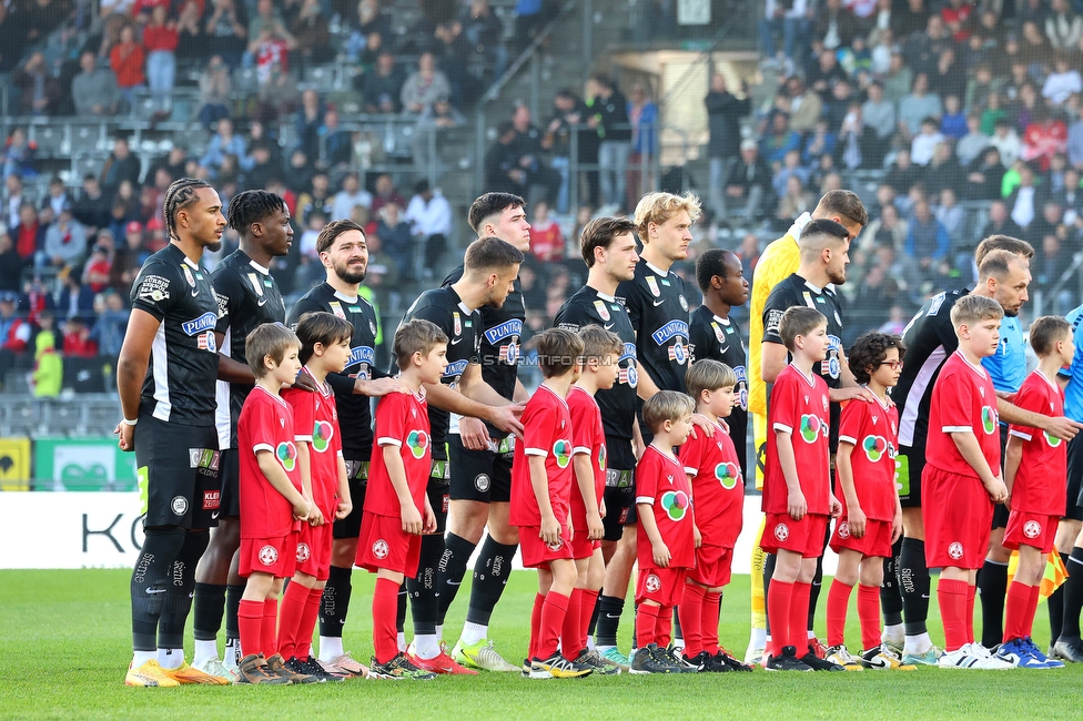 GAK - Sturm Graz
Oesterreichische Fussball Bundesliga, 21. Runde, Grazer AK - SK Sturm Graz, Stadion Liebenau Graz, 09.03.2024. 

Foto zeigt die Mannschaft von Sturm
