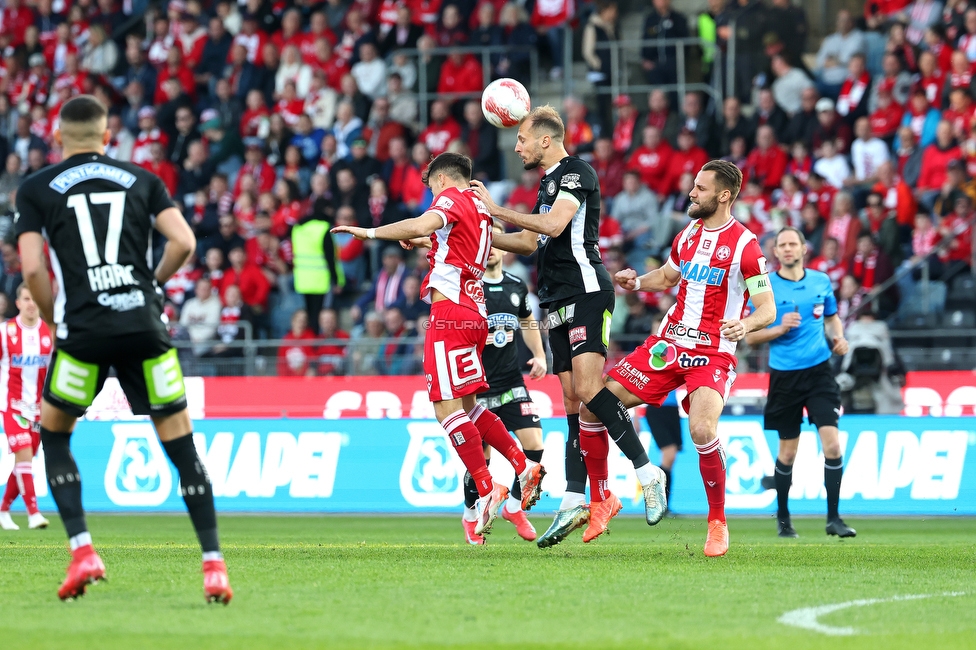 GAK - Sturm Graz
Oesterreichische Fussball Bundesliga, 21. Runde, Grazer AK - SK Sturm Graz, Stadion Liebenau Graz, 09.03.2024. 

Foto zeigt Jon Gorenc-Stankovic (Sturm)
