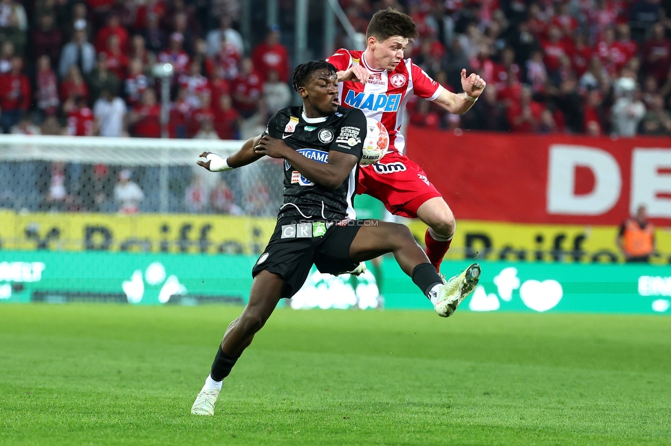 GAK - Sturm Graz
Oesterreichische Fussball Bundesliga, 21. Runde, Grazer AK - SK Sturm Graz, Stadion Liebenau Graz, 09.03.2024. 

Foto zeigt Seedy Jatta (Sturm)
