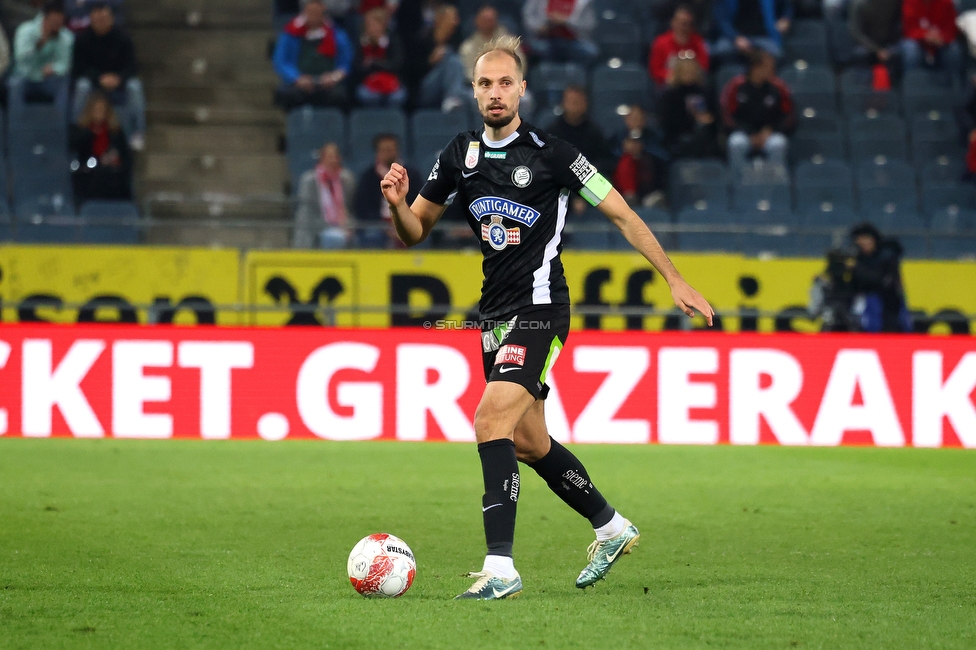 GAK - Sturm Graz
Oesterreichische Fussball Bundesliga, 21. Runde, Grazer AK - SK Sturm Graz, Stadion Liebenau Graz, 09.03.2024. 

Foto zeigt Jon Gorenc-Stankovic (Sturm)
