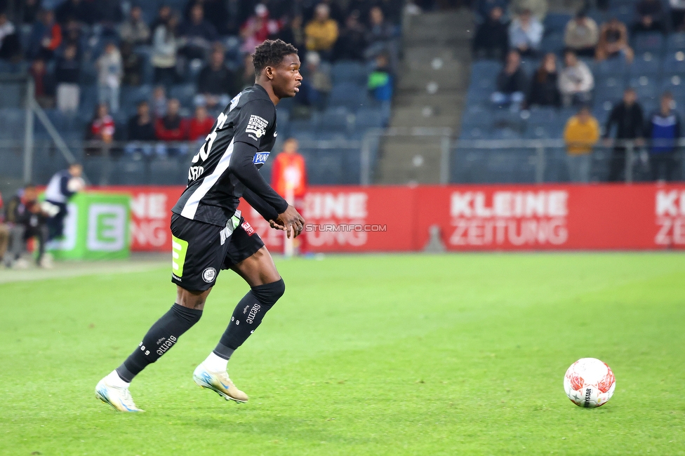 GAK - Sturm Graz
Oesterreichische Fussball Bundesliga, 21. Runde, Grazer AK - SK Sturm Graz, Stadion Liebenau Graz, 09.03.2024. 

Foto zeigt Amady Camara (Sturm)
