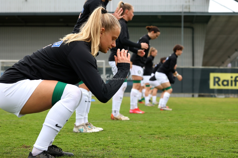 Sturm Damen - Bergheim
OEFB Frauen Bundesliga, 17. Runde, SK Sturm Graz Damen - FC Bergheim, Trainingszentrum Messendorf, 15.03.2025. 

Foto zeigt die Mannschaft der Sturm Damen
