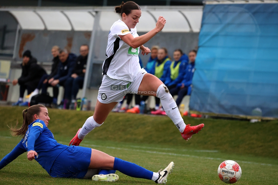 Sturm Damen - Bergheim
OEFB Frauen Bundesliga, 17. Runde, SK Sturm Graz Damen - FC Bergheim, Trainingszentrum Messendorf, 15.03.2025. 

Foto zeigt Linda Popofsits (Sturm Damen)
