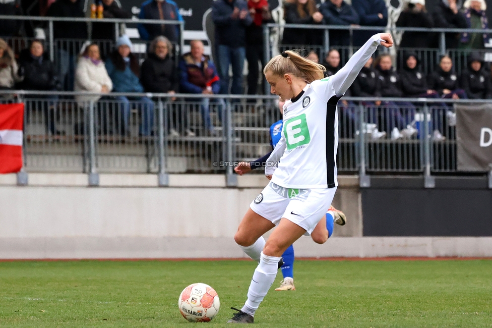 Sturm Damen - Bergheim
OEFB Frauen Bundesliga, 17. Runde, SK Sturm Graz Damen - FC Bergheim, Trainingszentrum Messendorf, 15.03.2025. 

Foto zeigt Sandra Jakobsen (Sturm Damen)
