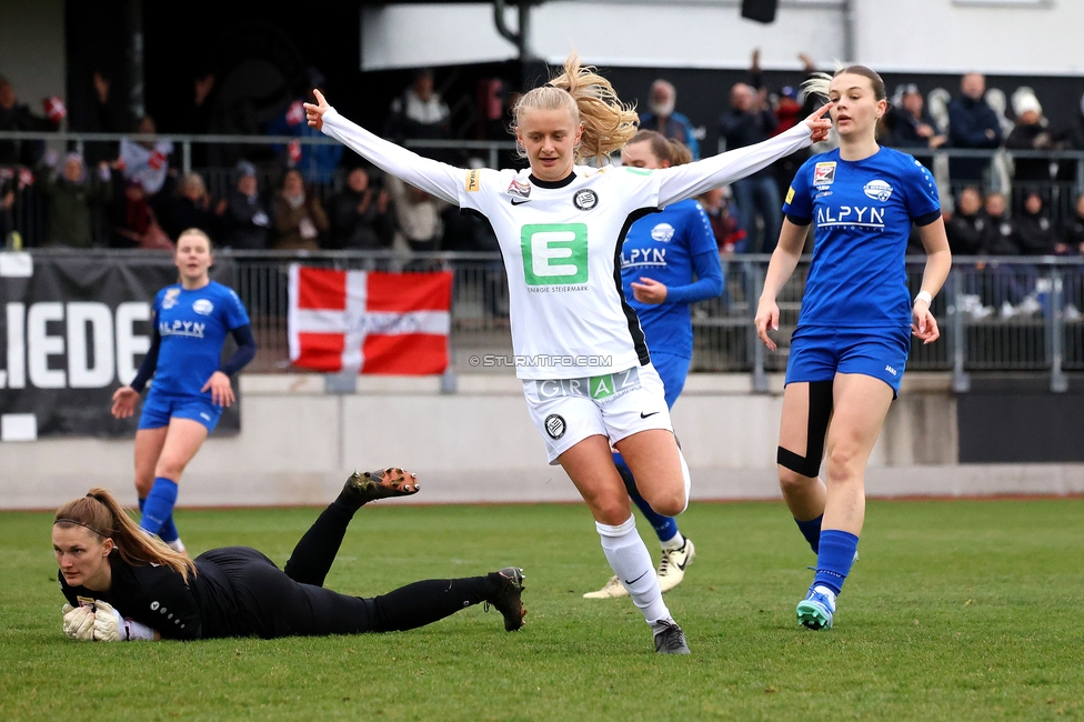 Sturm Damen - Bergheim
OEFB Frauen Bundesliga, 17. Runde, SK Sturm Graz Damen - FC Bergheim, Trainingszentrum Messendorf, 15.03.2025. 

Foto zeigt Sandra Jakobsen (Sturm Damen)
