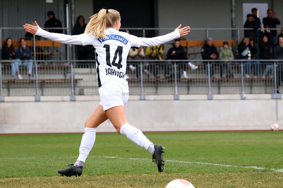 Sturm Damen - Bergheim
OEFB Frauen Bundesliga, 17. Runde, SK Sturm Graz Damen - FC Bergheim, Trainingszentrum Messendorf, 15.03.2025. 

Foto zeigt Sandra Jakobsen (Sturm Damen)
