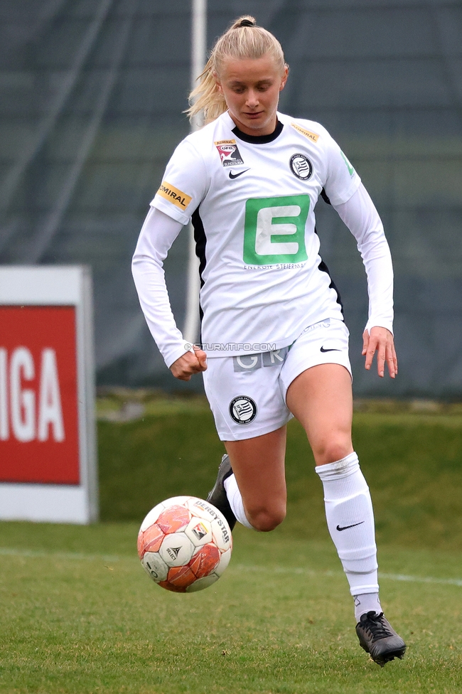 Sturm Damen - Bergheim
OEFB Frauen Bundesliga, 17. Runde, SK Sturm Graz Damen - FC Bergheim, Trainingszentrum Messendorf, 15.03.2025. 

Foto zeigt Sandra Jakobsen (Sturm Damen)
