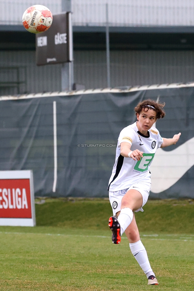 Sturm Damen - Bergheim
OEFB Frauen Bundesliga, 17. Runde, SK Sturm Graz Damen - FC Bergheim, Trainingszentrum Messendorf, 15.03.2025. 

Foto zeigt Leonie Christin Tragl (Sturm Damen)
