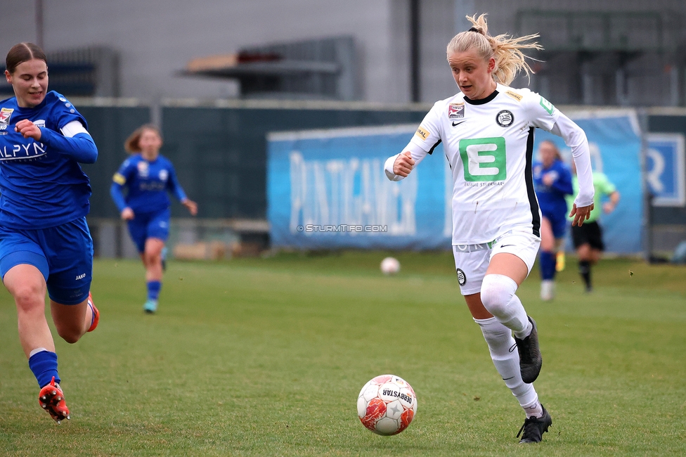 Sturm Damen - Bergheim
OEFB Frauen Bundesliga, 17. Runde, SK Sturm Graz Damen - FC Bergheim, Trainingszentrum Messendorf, 15.03.2025. 

Foto zeigt Sandra Jakobsen (Sturm Damen)
