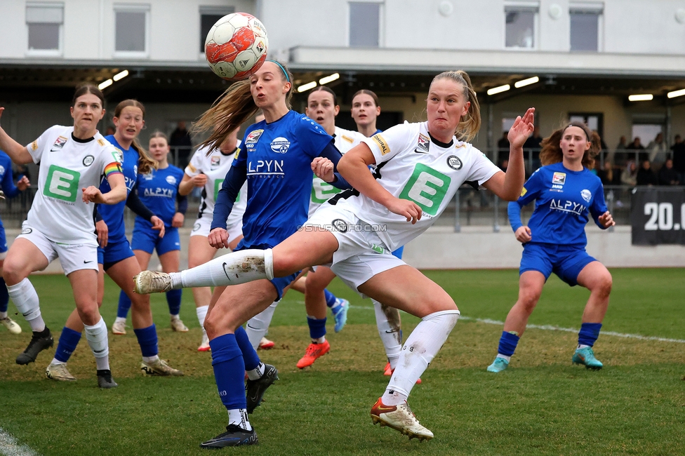 Sturm Damen - Bergheim
OEFB Frauen Bundesliga, 17. Runde, SK Sturm Graz Damen - FC Bergheim, Trainingszentrum Messendorf, 15.03.2025. 

Foto zeigt Laura Lillholm-Petersen (Sturm Damen)
