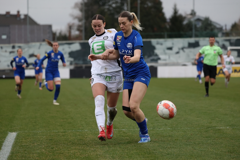 Sturm Damen - Bergheim
OEFB Frauen Bundesliga, 17. Runde, SK Sturm Graz Damen - FC Bergheim, Trainingszentrum Messendorf, 15.03.2025. 

Foto zeigt Linda Popofsits (Sturm Damen)
