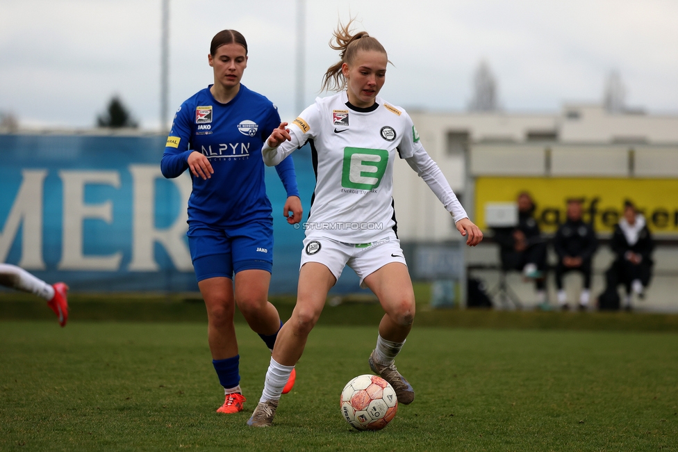 Sturm Damen - Bergheim
OEFB Frauen Bundesliga, 17. Runde, SK Sturm Graz Damen - FC Bergheim, Trainingszentrum Messendorf, 15.03.2025. 

Foto zeigt Lena Breznik (Sturm Damen)
