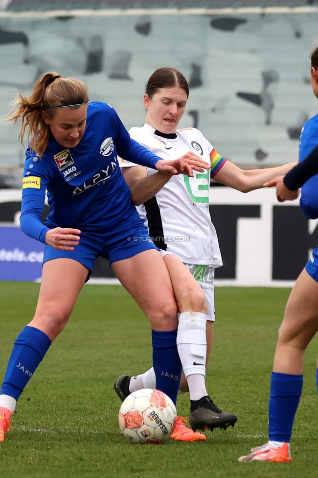 Sturm Damen - Bergheim
OEFB Frauen Bundesliga, 17. Runde, SK Sturm Graz Damen - FC Bergheim, Trainingszentrum Messendorf, 15.03.2025. 

Foto zeigt Sophie Maierhofer (Sturm Damen)
