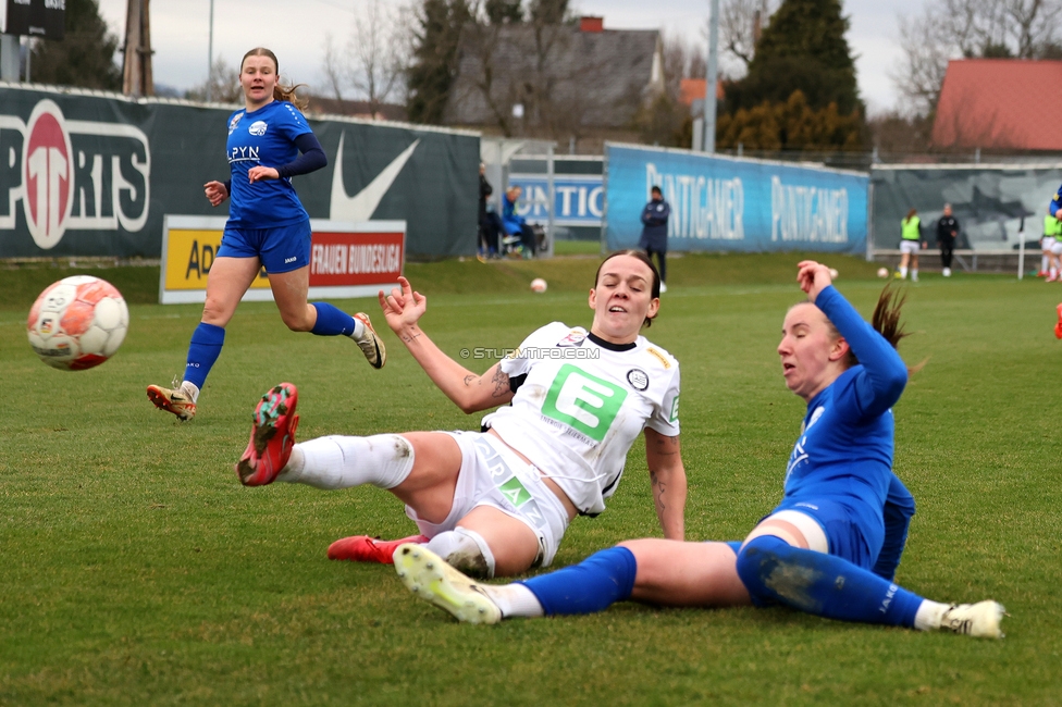 Sturm Damen - Bergheim
OEFB Frauen Bundesliga, 17. Runde, SK Sturm Graz Damen - FC Bergheim, Trainingszentrum Messendorf, 15.03.2025. 

Foto zeigt Linda Popofsits (Sturm Damen)
