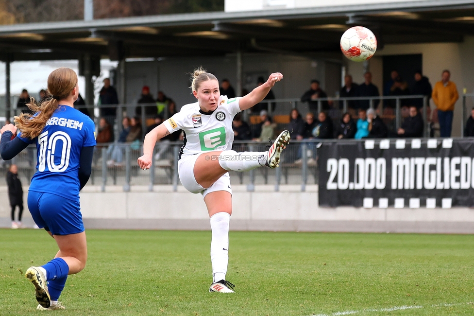 Sturm Damen - Bergheim
OEFB Frauen Bundesliga, 17. Runde, SK Sturm Graz Damen - FC Bergheim, Trainingszentrum Messendorf, 15.03.2025. 

Foto zeigt Anna Wirnsberger (Sturm Damen)
